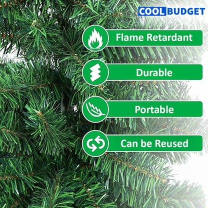 Christmas Tree (Green / White) | 3 - 8 Ft