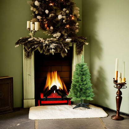 3ft Artificial Green Colour Christmas Tree – Christmas Decoration- Plastic - 5
