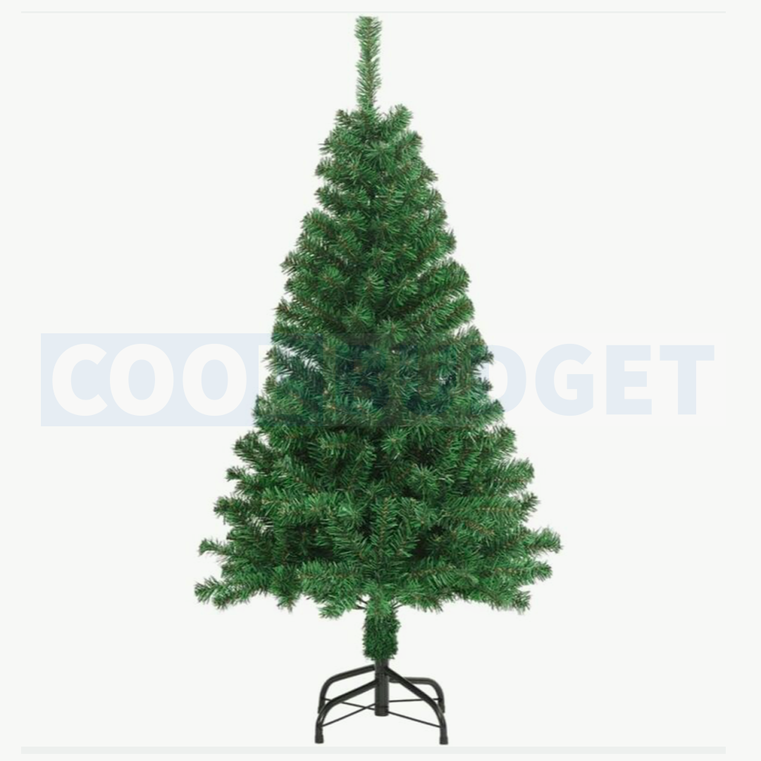 4ft Artificial Green Color Christmas Tree – Steel Stand – Christmas Decoration - 1