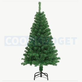 4ft Artificial Green Color Christmas Tree – Steel Stand – Christmas Decoration - 1