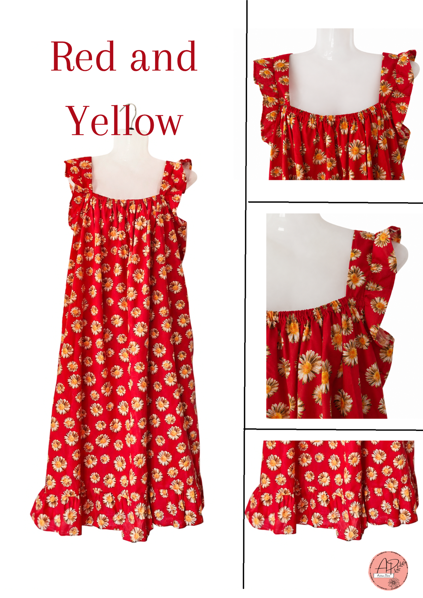 Women Night Dress / Ladies Night Dress – Les Cotton | Comfortable | Multicolor | Free Size