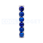 6 Pcs Blue Color Christmas Baubles – Shatterproof Tree Decorations (7.5 cm)
