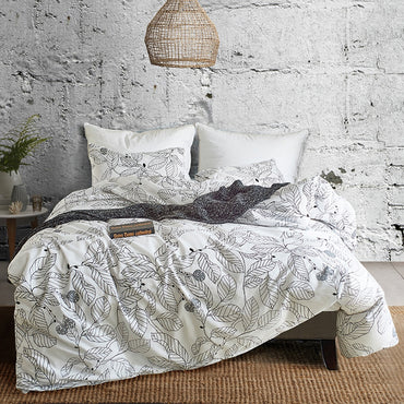 4 Types Floral Pattern Bedding Set Pillowcase Duvet Cover Twin Queen King Quilt cover Home Beauty Decor