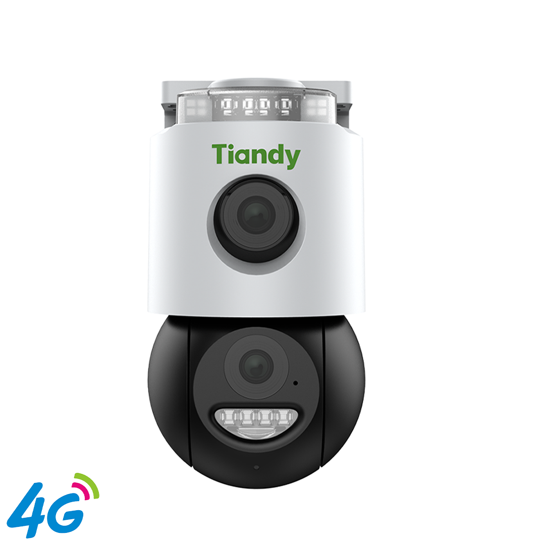 6MP 4G Sim Card CCTV PTZ Outdoor Night Vision Color Camera - 1