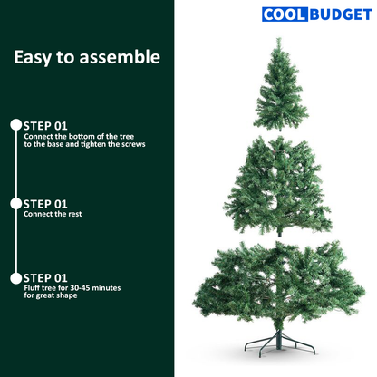 Christmas Tree (Green / White) | 3 - 8 Ft