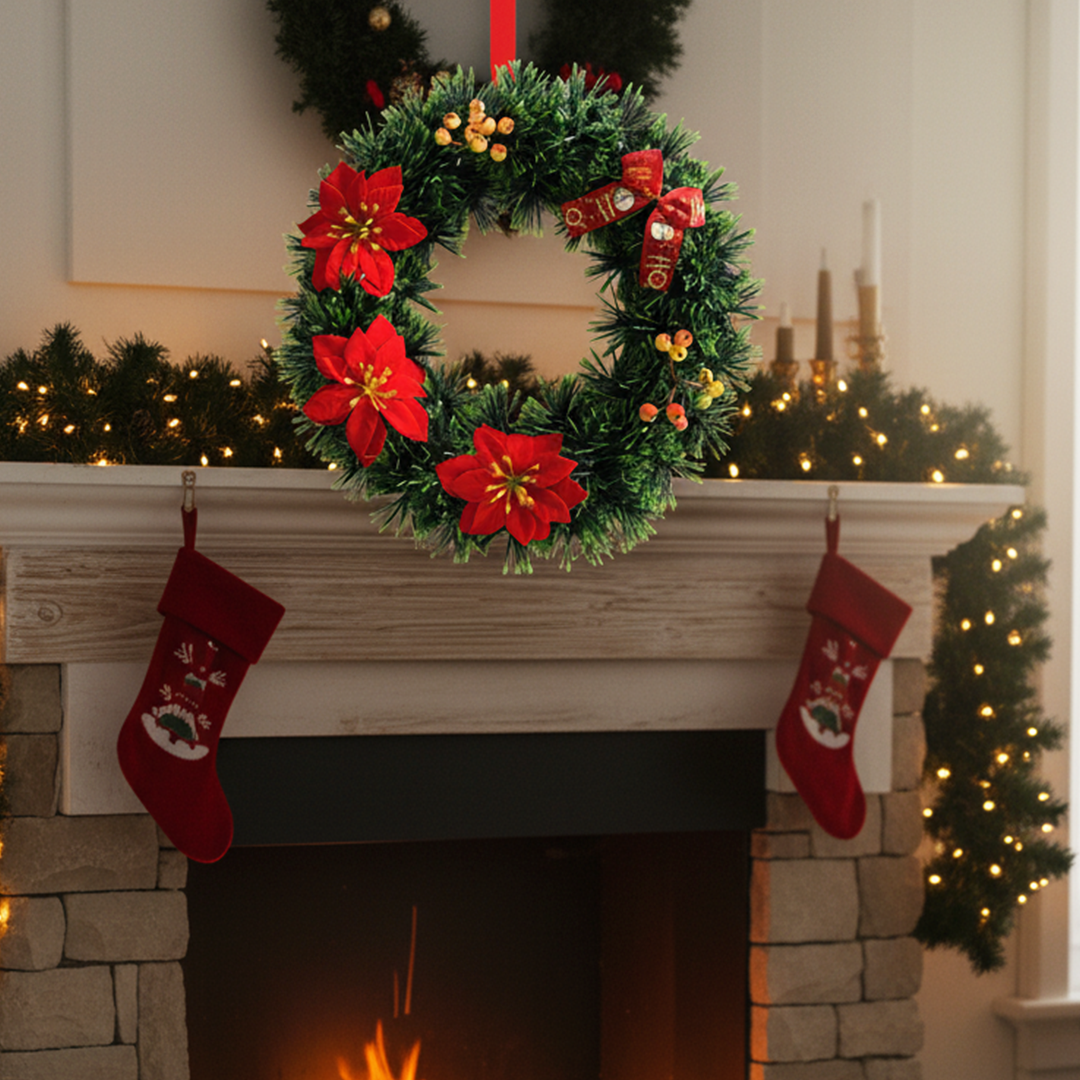 Vibrant Garland for Christmas Decor – 1 pcs