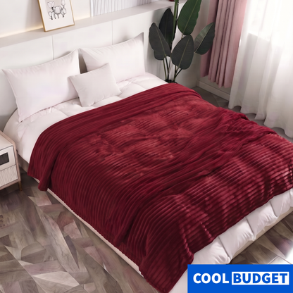 Luxury Waffle Blanket 80x100 - 1 Piece - Random Color