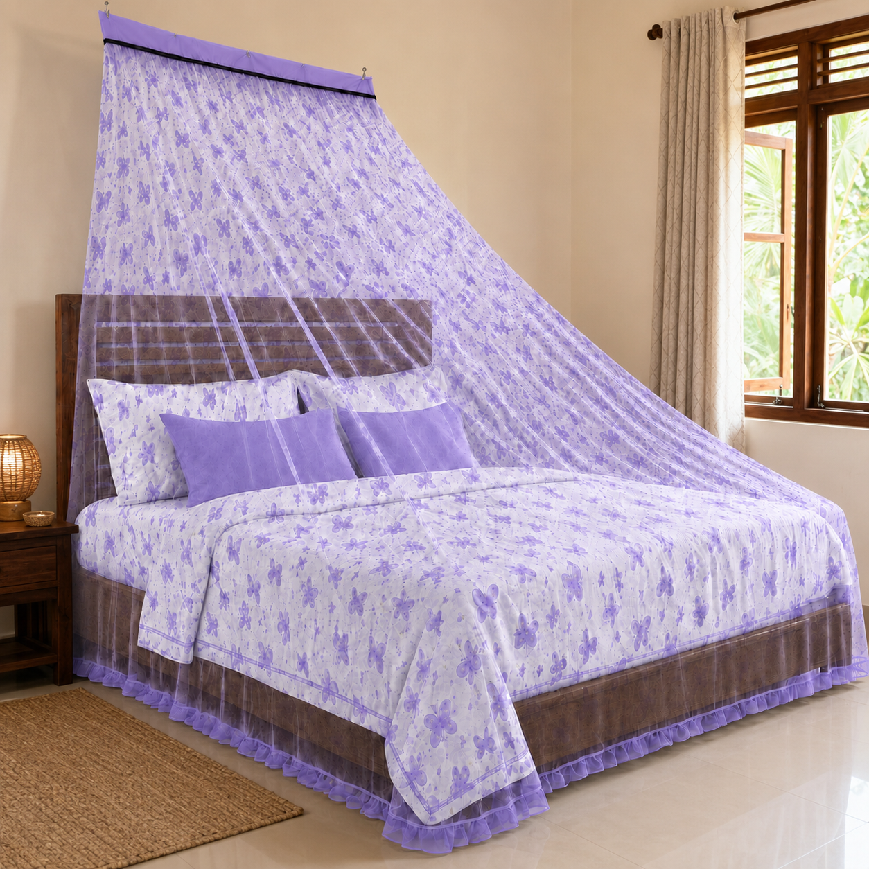 Wall Net – Printed Butterfly Mesh