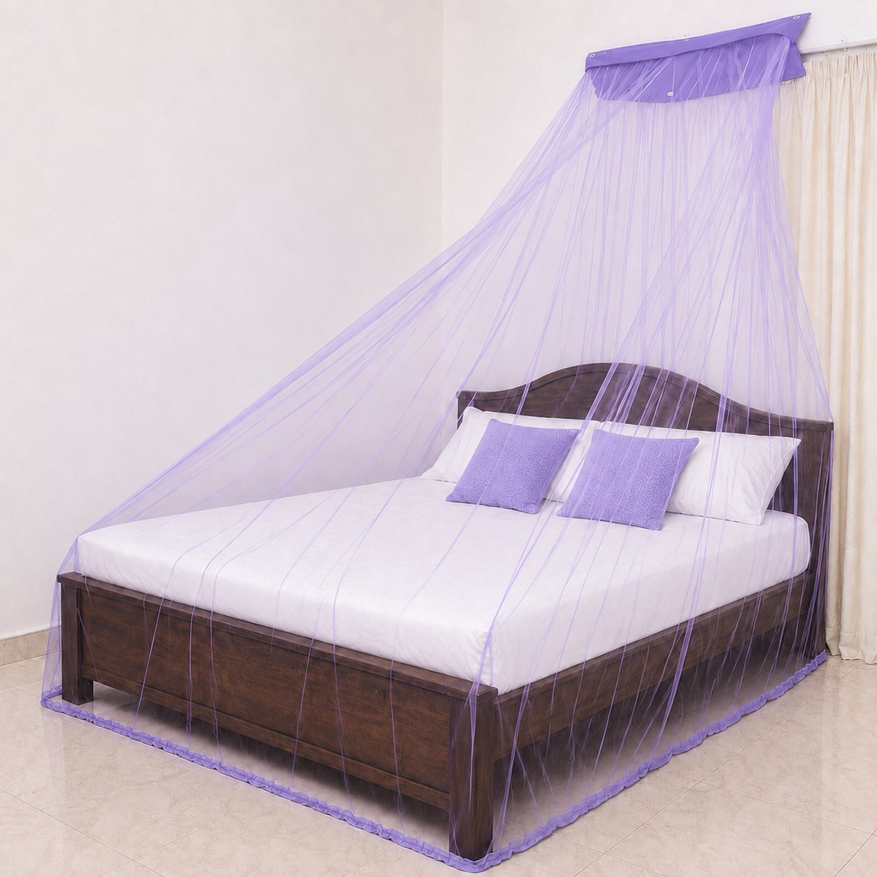 Mosquito Wall Net – Plain Colour