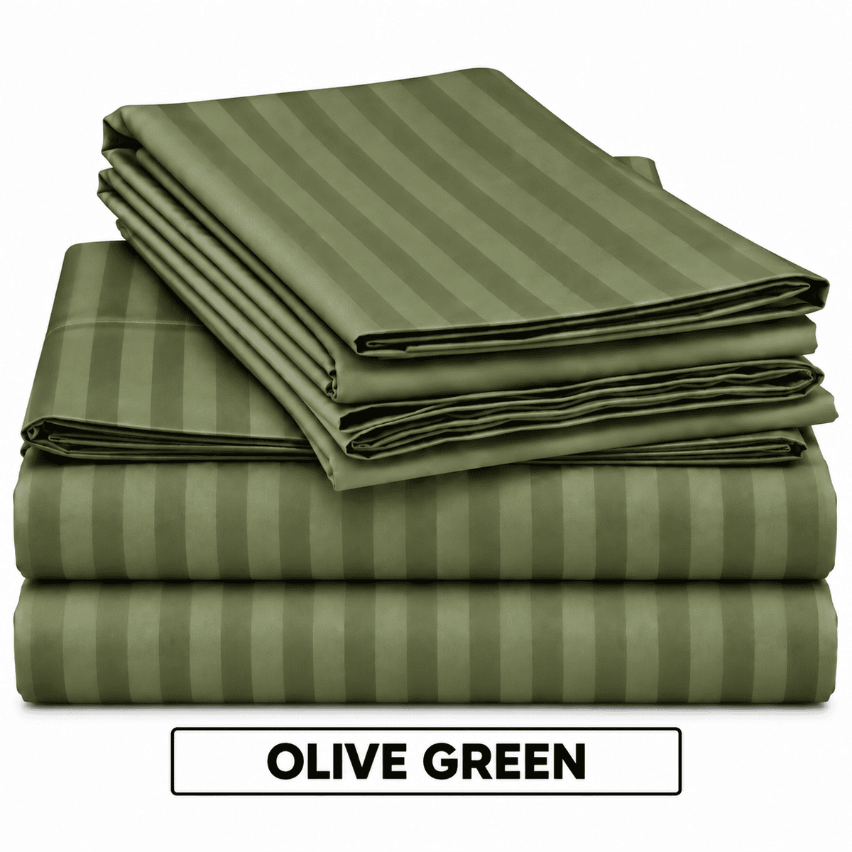 2 Pcs Offer Pack | Premium Egyptian Cotton Striped Bed Sheets | Soft, Stylish and Comfortable - Multi Colours - Free Delivery