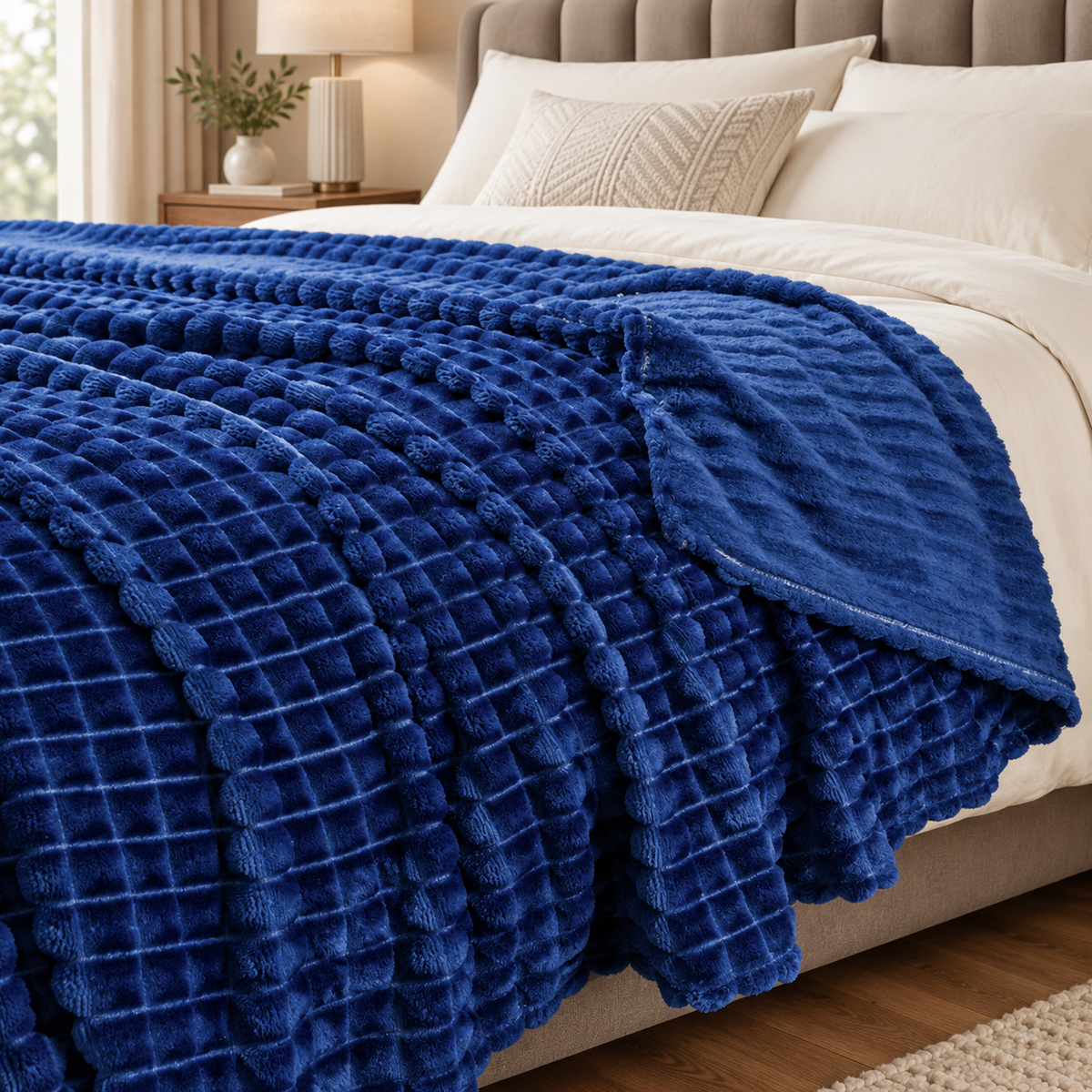 Luxury Waffle Blanket 80x100 | 2 Pieces Promo Pack | Random Colors | Free Delivery