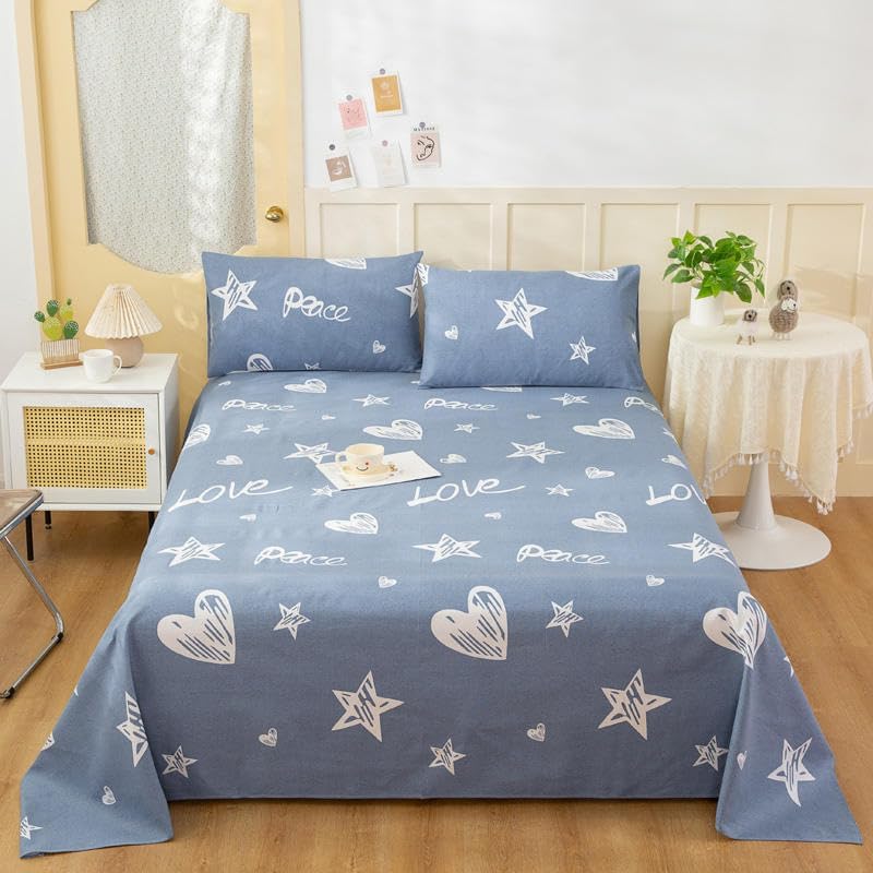 2 Pcs Promotion Pack | Premium Egyptian Cotton Printed Bed Sheets | Soft, Stylish & Comfortable – Free Delivery