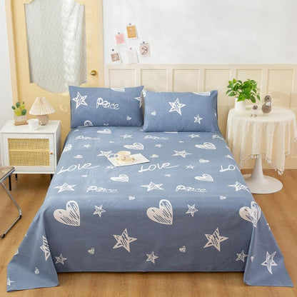 2 Pcs Promotion Pack | Premium Egyptian Cotton Printed Bed Sheets | Soft, Stylish & Comfortable – Free Delivery
