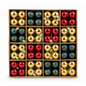 Multi Color Christmas Ornament Set - Gold, Red & Green Traditional Collection