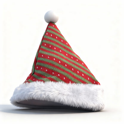 Red & Green Christmas Santa Hat Knitted Santa Hat