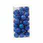 Vibrant Blue Christmas Ornament Set - Premium Shatterproof Holiday Ball Ornaments