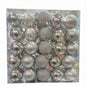 Elegant Silver & Grey Christmas Ornament Set - Premium Shatterproof Ball Ornaments