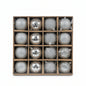 Silver Christmas Ornament Set – 16 Mixed Texture Baubles for Holiday Tree Decoration