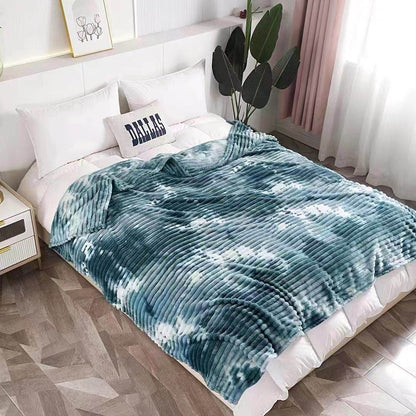 Wool fleece throw blanket cozy soft and smooth