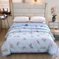 A washed quilt core, ground wool printed quilt, can be washed by washing machine, home bed products single and double quilt core