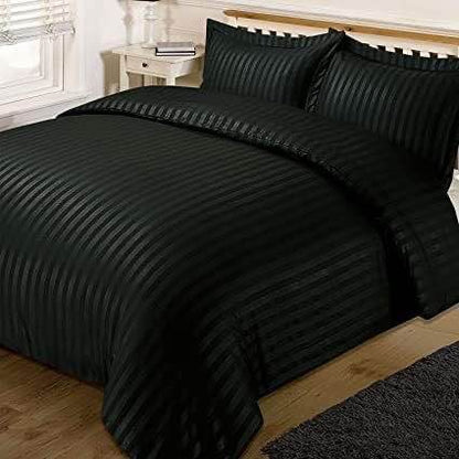 EGYPTIAN STRIPE BED SHEET WITH 2 PILLOW CASES