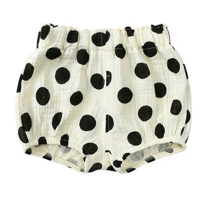 0-5Y Baby Girls Boys Pumpkin Shorts Summer Soft Cotton Kids Shorts Adorable Prints and Elastic Waist Easy Wear Shorts Clothes