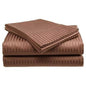 EGYPTIAN STRIPE BED SHEET WITH 2 PILLOW CASES