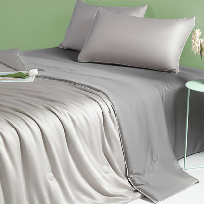 Wash Ice Silk Double Combination Summer Cool Quilt,Cold Air Condition Thin Blanket