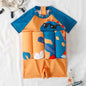 1-6T Children's Buoyancy Swimsuit Cartoon Swimwear Kid One-Piece Floating Rash Guards Bathing Clothes Boys Girls Swimming Suits