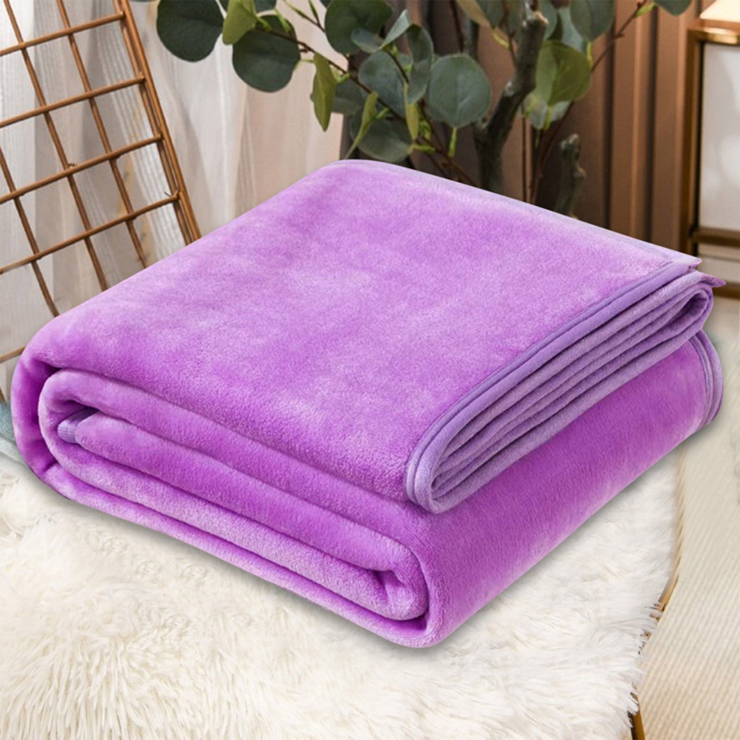 Soft Fuzzy Fleece Throw Blanket Twin Colorful Luxury Warm Cozy Couch Blanket Plush Microfiber Blanket For Bed Sofa Travel