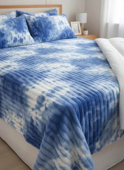 Wool fleece throw blanket cozy soft and smooth