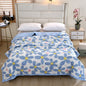 A washed quilt core, ground wool printed quilt, can be washed by washing machine, home bed products single and double quilt core