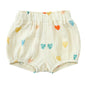 0-5Y Baby Girls Boys Pumpkin Shorts Summer Soft Cotton Kids Shorts Adorable Prints and Elastic Waist Easy Wear Shorts Clothes