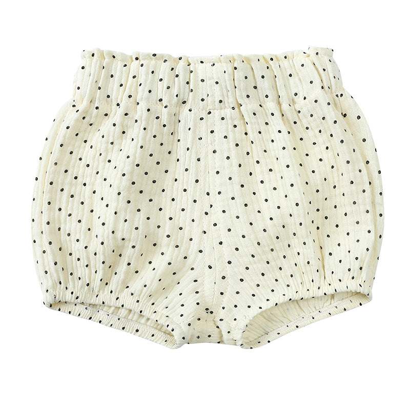 0-5Y Baby Girls Boys Pumpkin Shorts Summer Soft Cotton Kids Shorts Adorable Prints and Elastic Waist Easy Wear Shorts Clothes