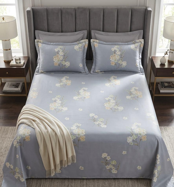 Egyptian Cotton Printed Bed Sheets – Soft, Stylish & Comfortable – Free Delivery - Promotion Pack
