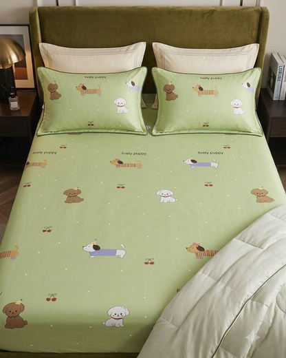 Egyptian Cotton Printed Bed Sheets – Soft, Stylish & Comfortable – Free Delivery - Promotion Pack