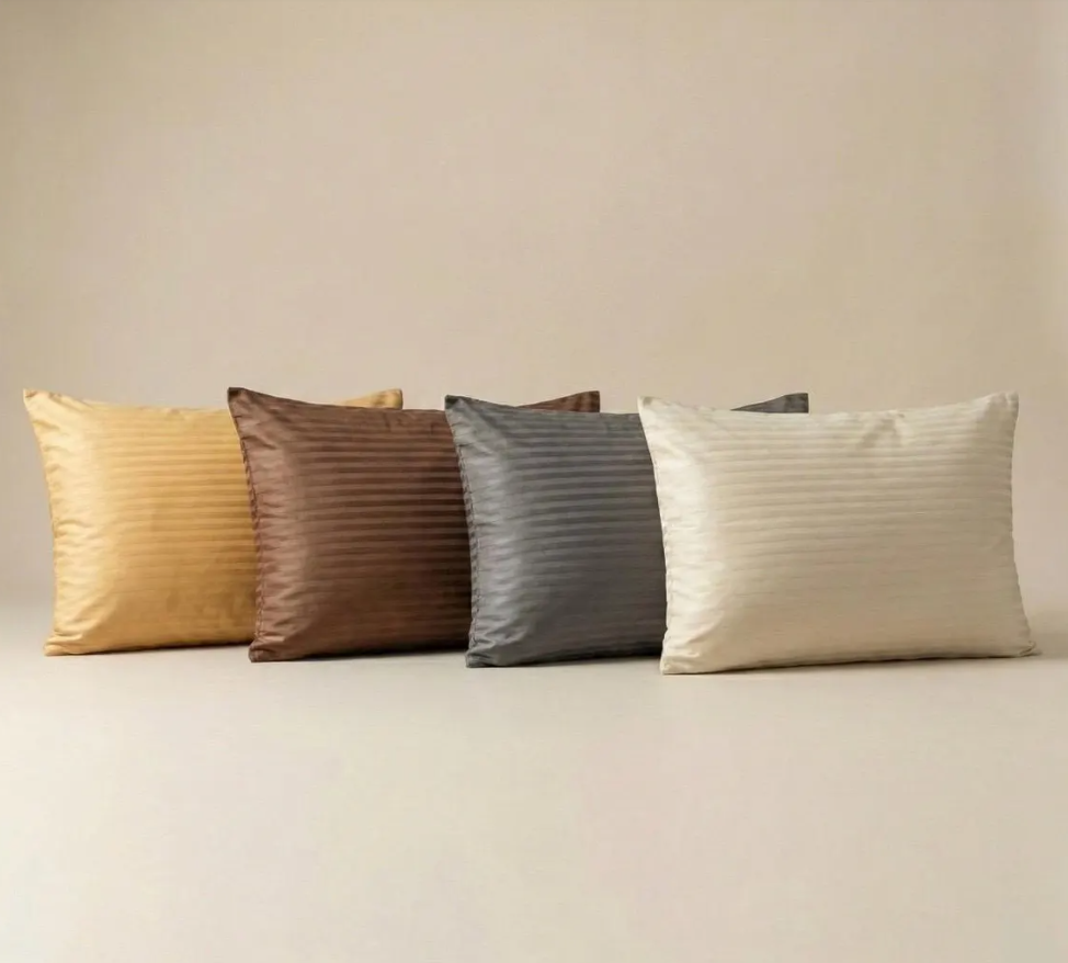 Special Offer Packs | Multicolor High Quality Egyptian Cotton Stripes Pillow Cases