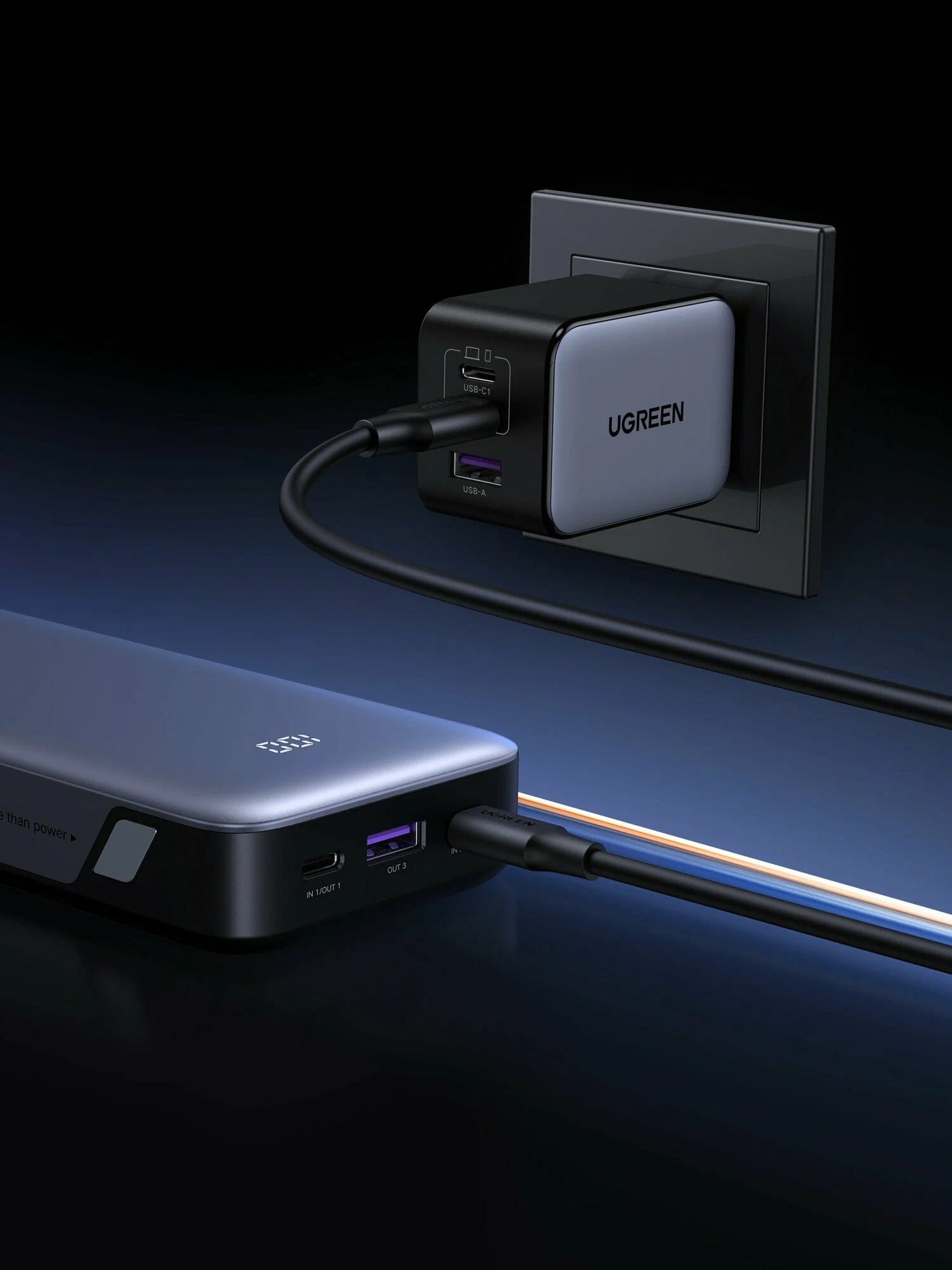 UGREEN 10000mAh 30W Fast Charging Power Bank – PB535 - 55994B