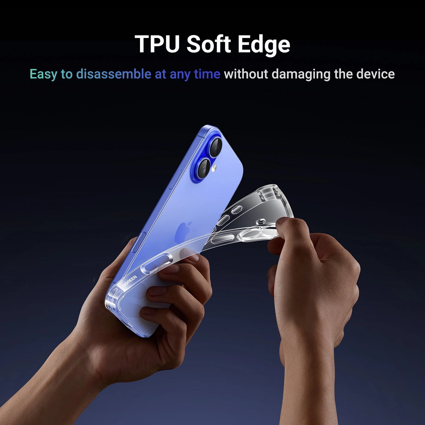 UGREEN iPhone 16 Bright Cushion Protective Case – CA101 - 45913