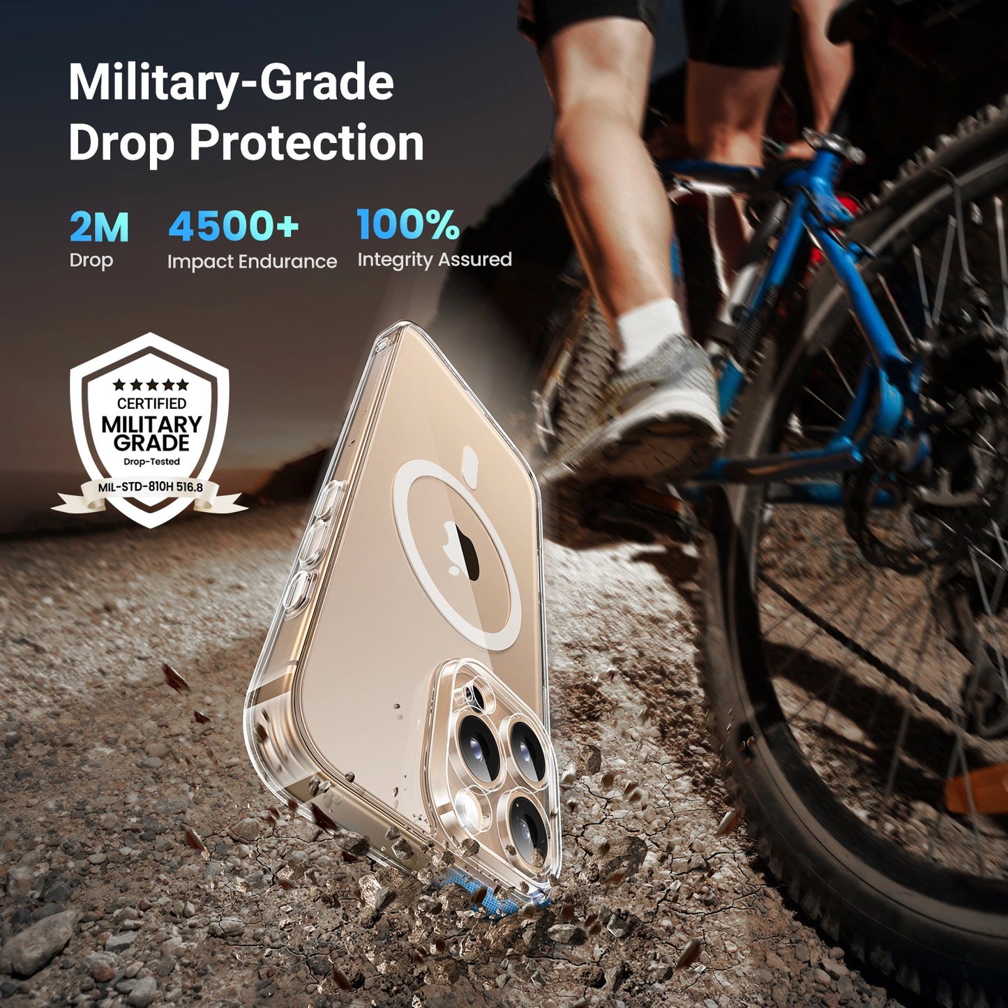 UGREEN iPhone 16 Pro Max Classy Clear Magnetic Protective Case for Upgraded Version – CA112 - 45924