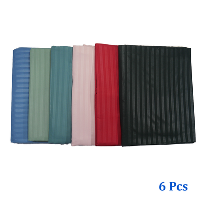 Egyptian Cotton Bedsheet 3-Piece Set – Multi Pack Offer (Random Colors)
