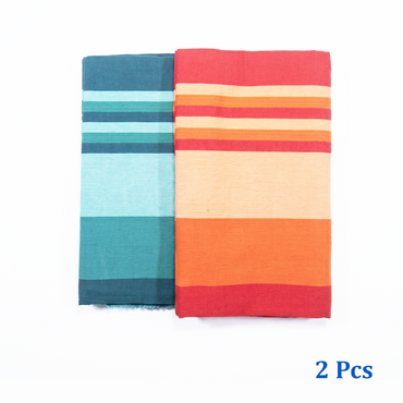 High Quality Handloom Cotton Bedsheet 72x90 (Random Colors)