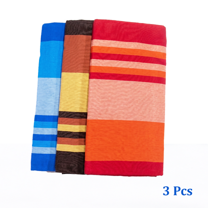 High Quality Handloom Cotton Bedsheet 90x90 (Random Colors)