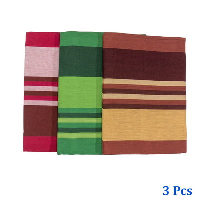 High Quality Handloom Cotton Bedsheet 60x90 (Random Colors)