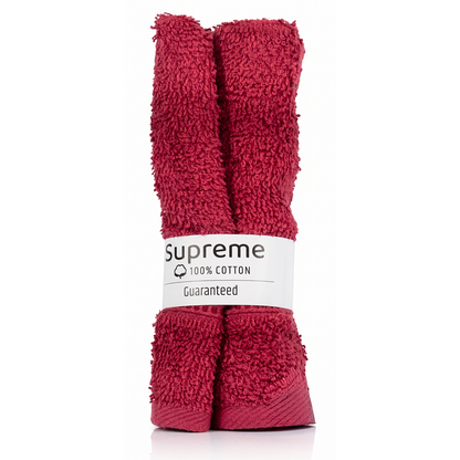 SUPREME Multi-Colour Cotton Hand Towels 13x20 Inches 6 PCS Pack