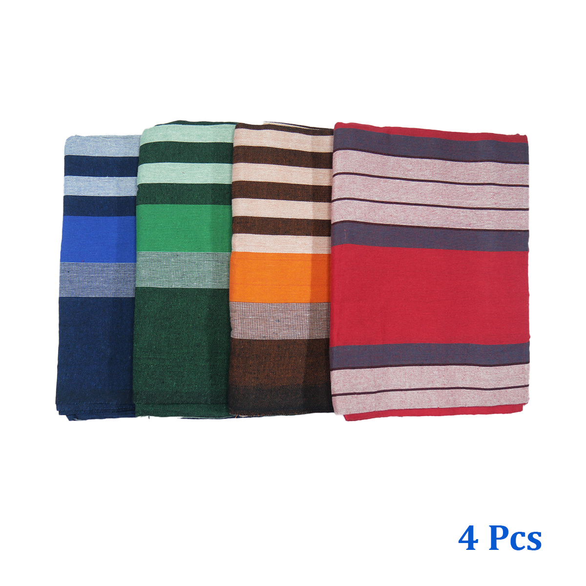 High Quality Handloom Cotton Bedsheet 60x90 (Random Colors)