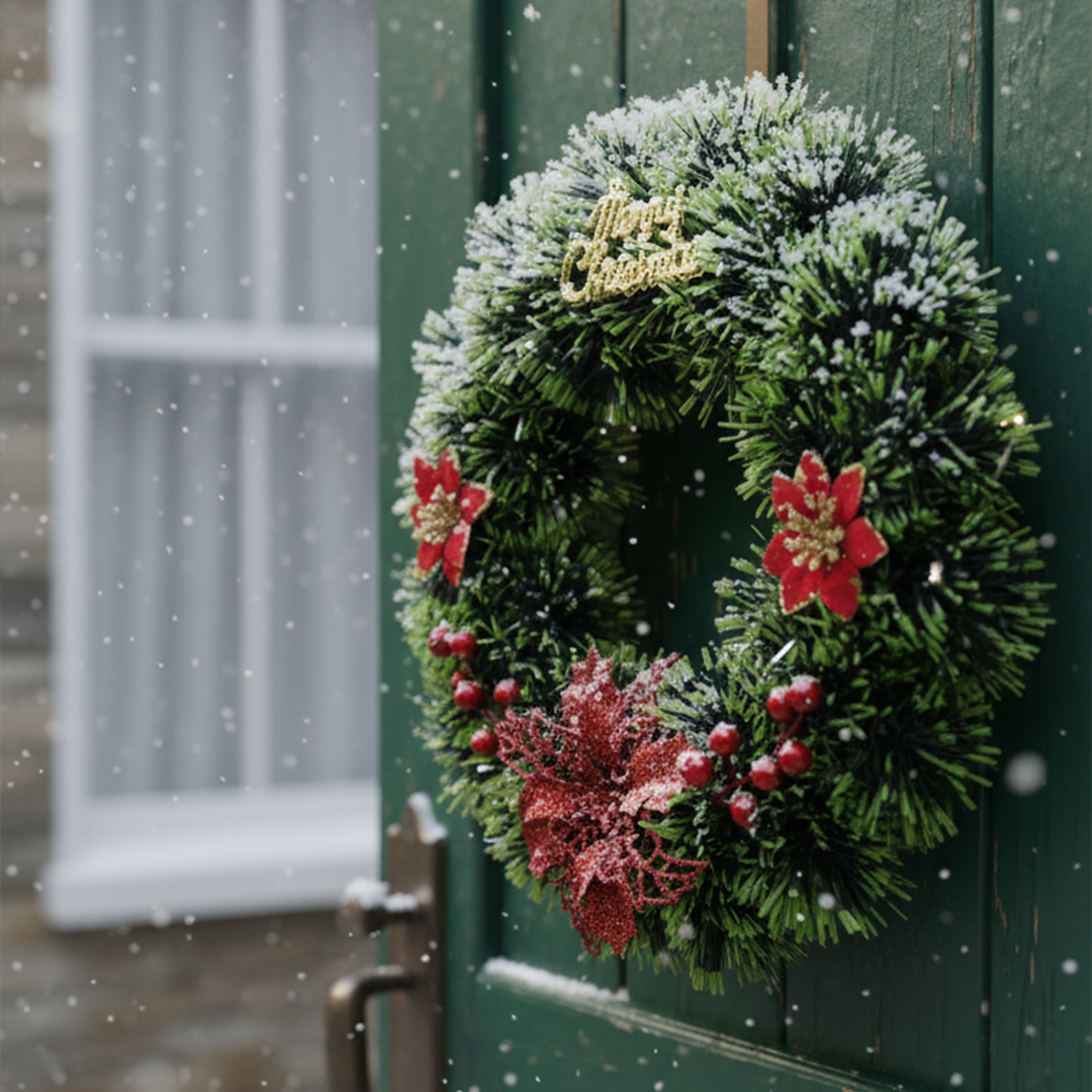 Vibrant Garland for Christmas Decor – 1 pcs