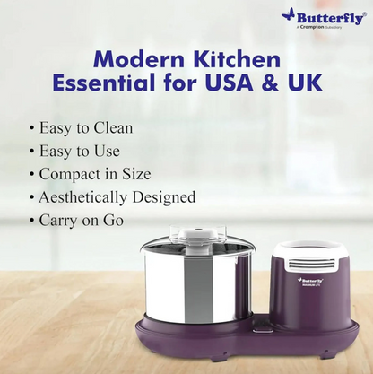 BUTTERFLY TABLE TOP WET GRINDER MAGNUM PL 2 LITER - 3