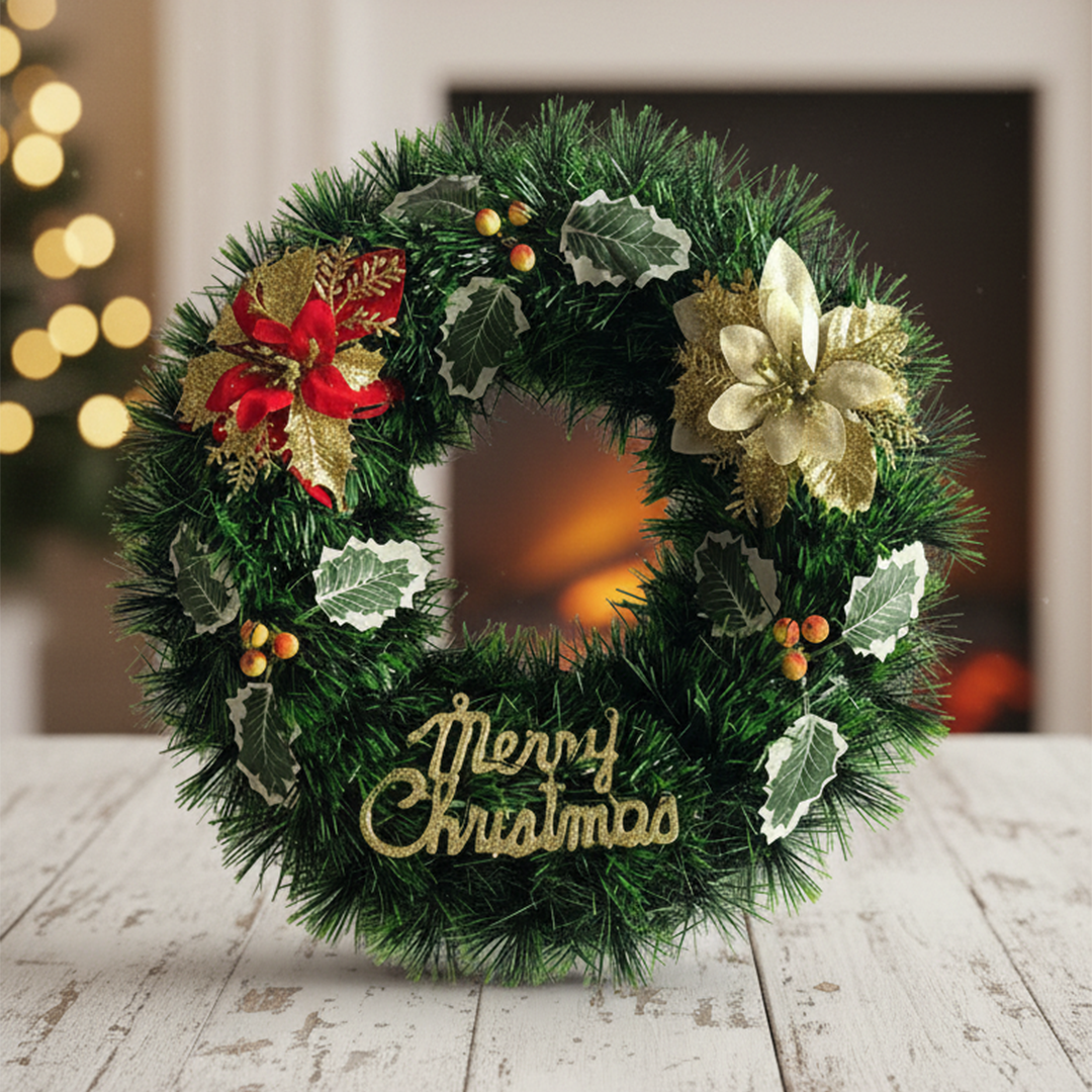 Vibrant Garland for Christmas Decor – 1 pcs