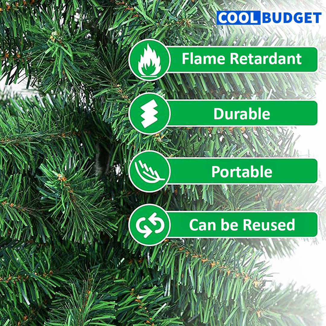 Christmas Tree (Green / White) | 3 - 7 Ft - 8